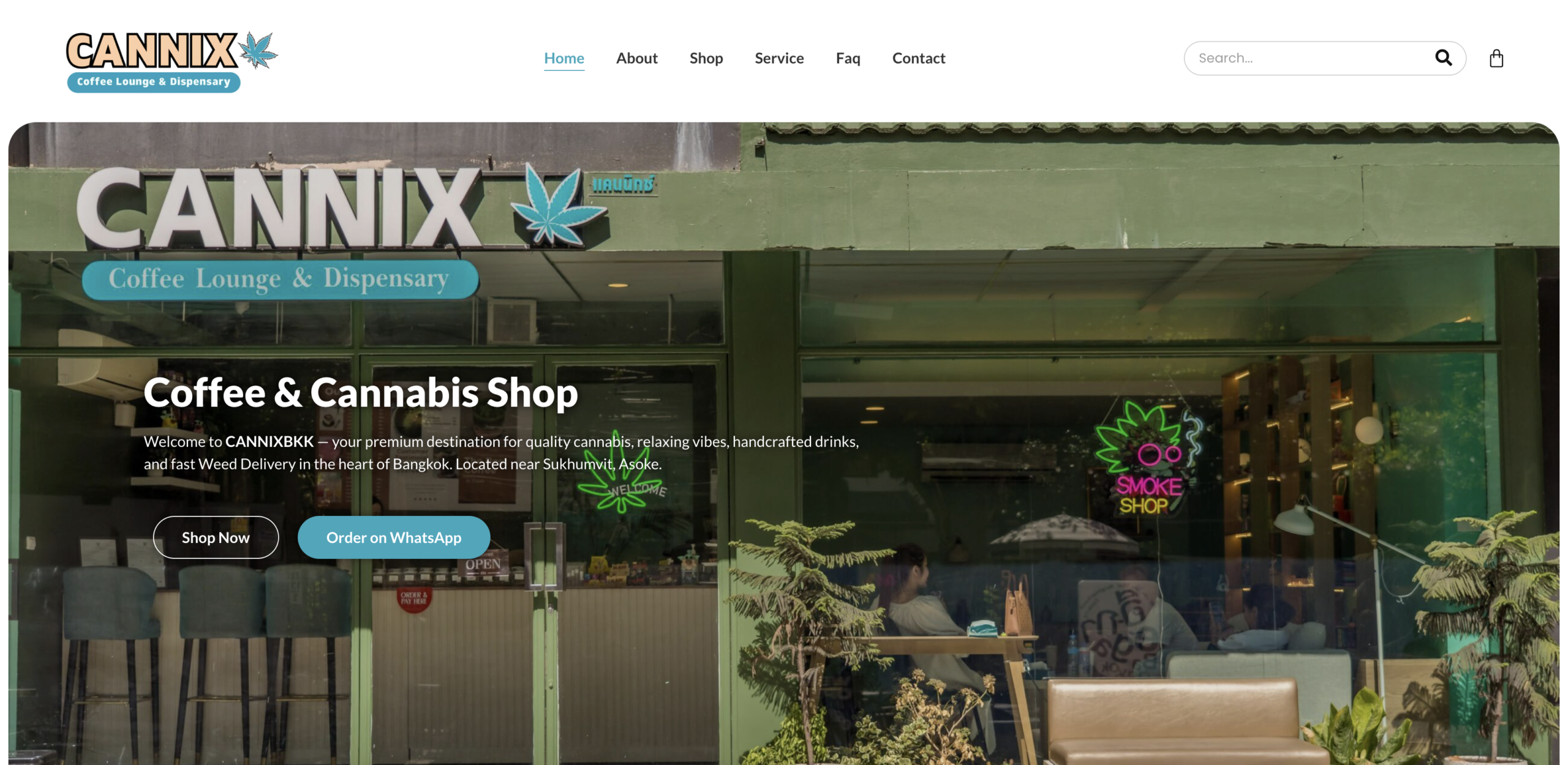 CANNIXBKK — Coffee Lounge & Cannabis Dispensary Sukhumvit Asoke Bangkok